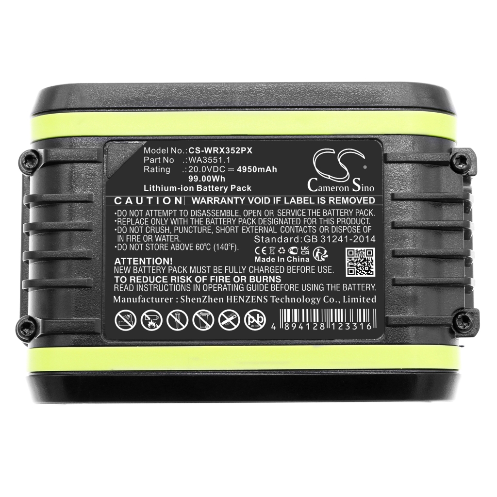 Battery industrial Worx WX372.1