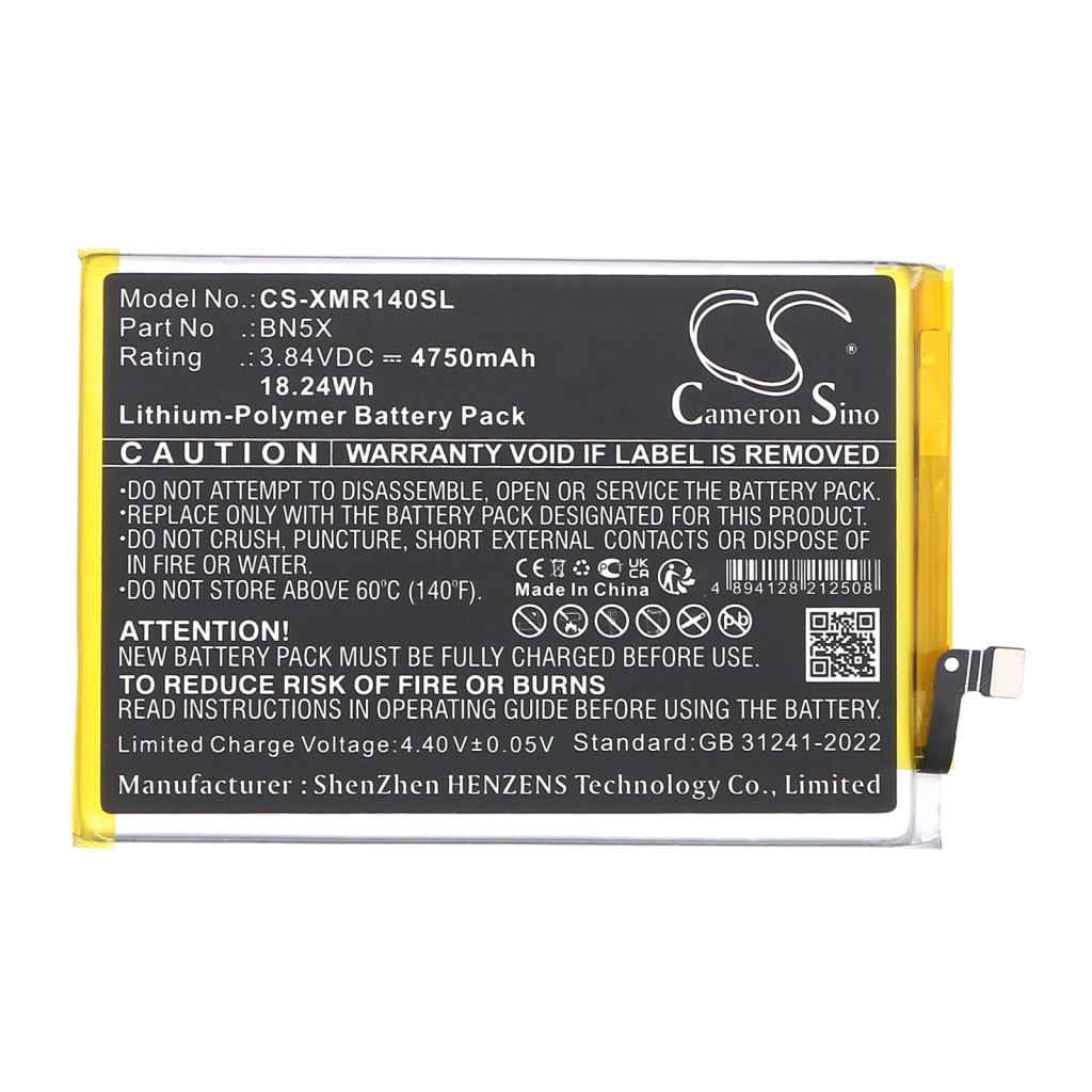 Remplacement de batterie compatible pour Xiaomi BN5X