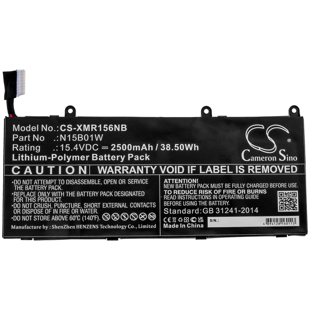 Remplacement de batterie compatible pour Xiaomi N15B01W