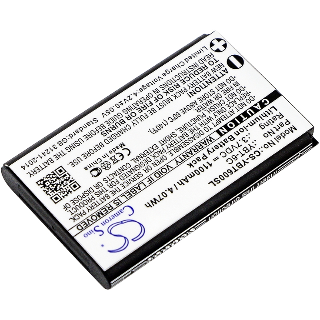 Batteries personnalisées CS-YBT600SL