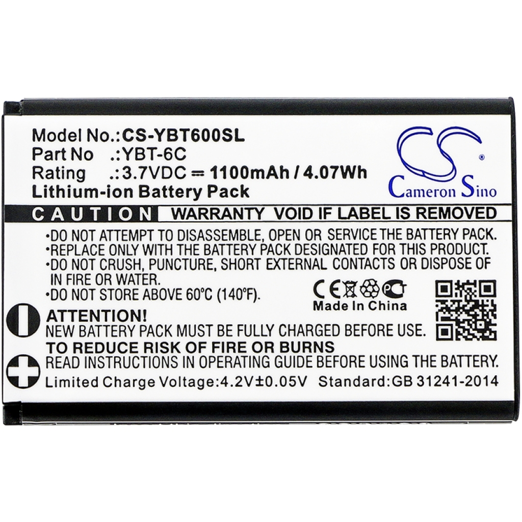 Batteries personnalisées CS-YBT600SL