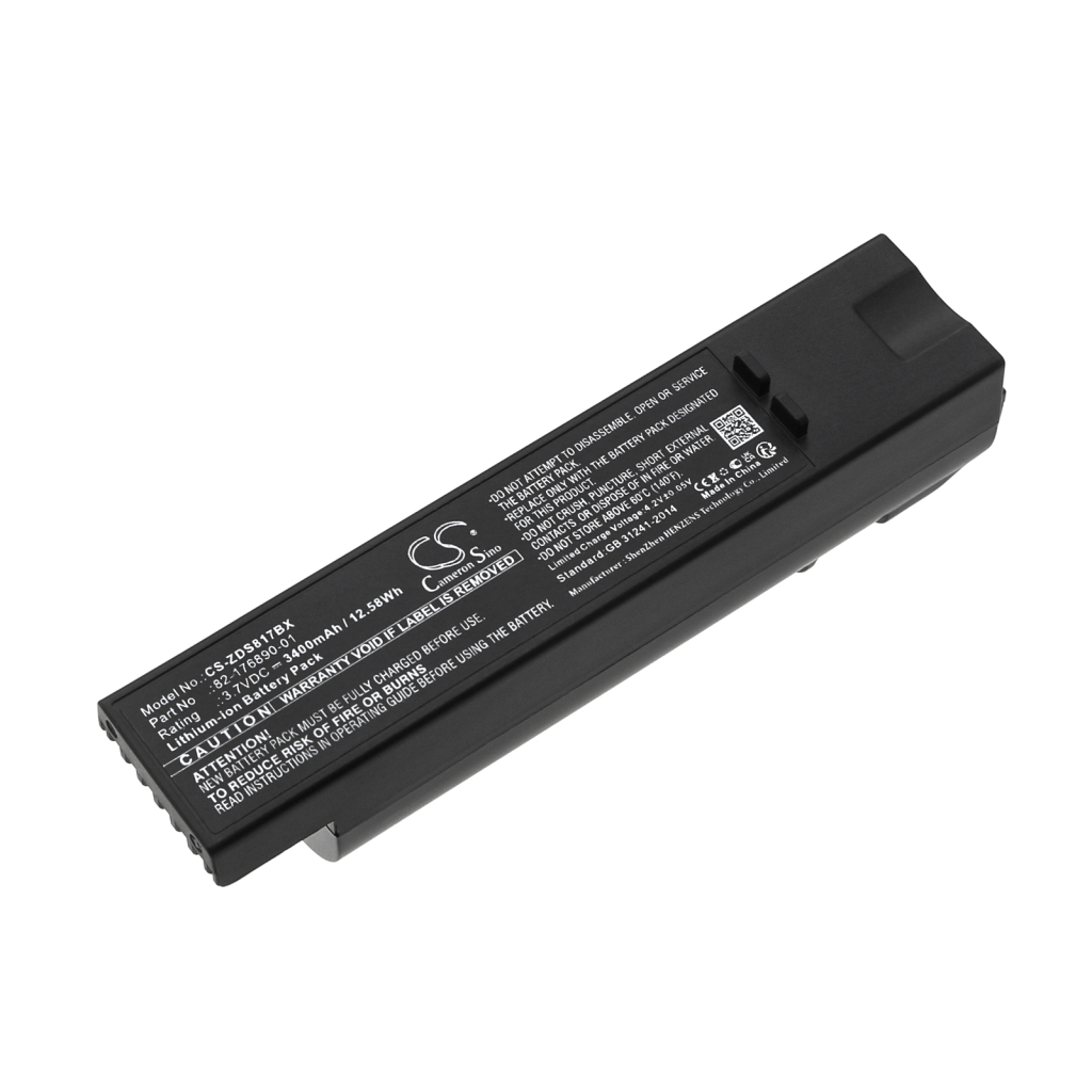 Code à barres, Scanner Batterie du scanner Zebra DS8170