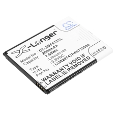 Remplacement de batterie compatible pour ZTE LI3820T43P4H735550