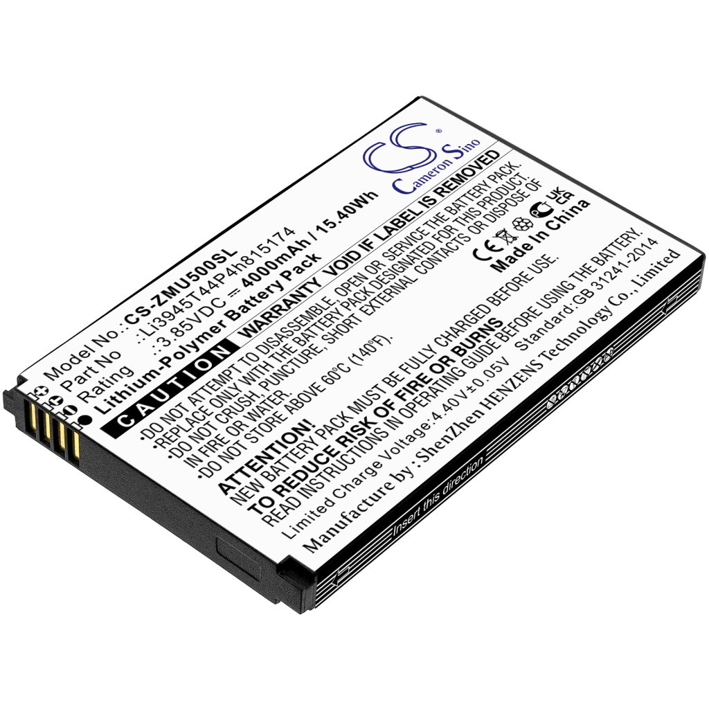Remplacement de batterie compatible pour Telstra LI3945T44P4H815174