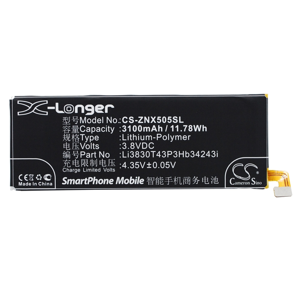 Batterie de téléphone portable ZTE CS-ZNX505SL