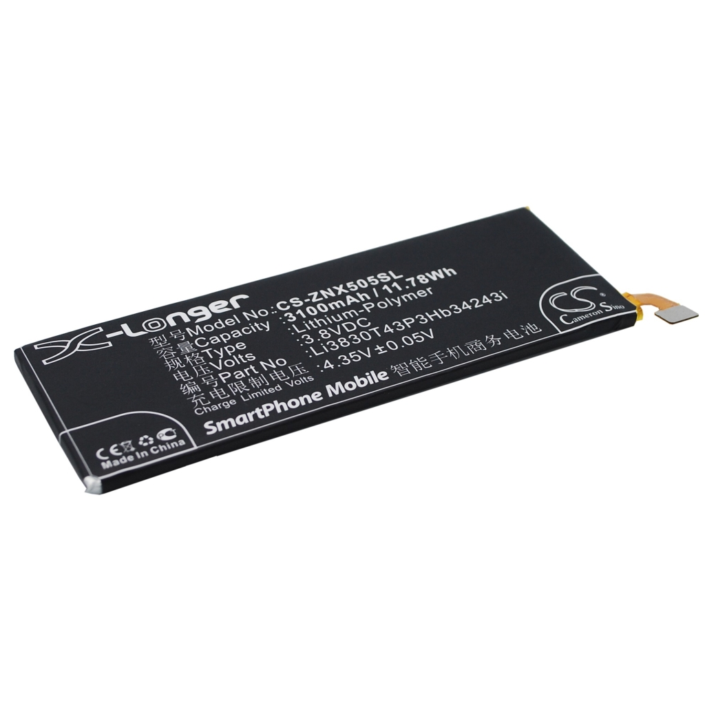 Batterie de téléphone portable ZTE CS-ZNX505SL
