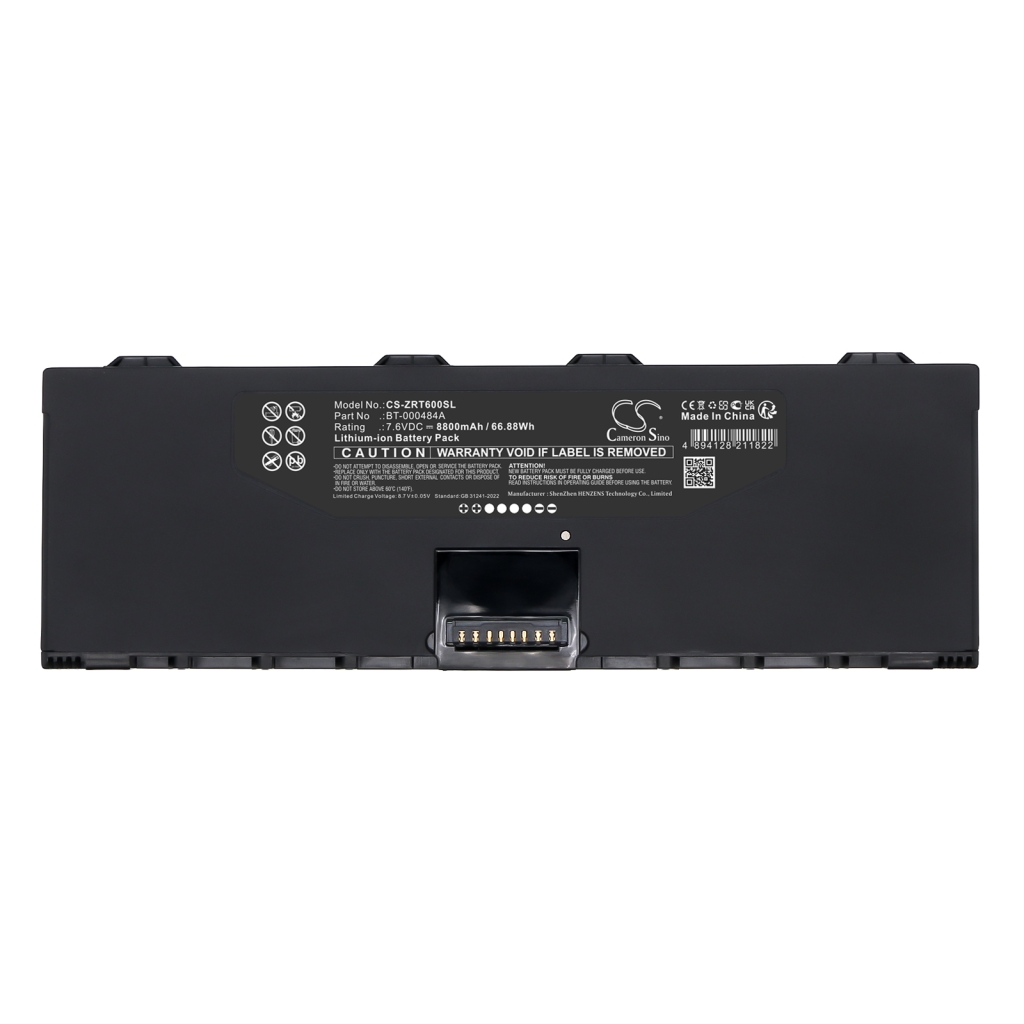 Tablette Batterie Zebra CS-ZRT600SL