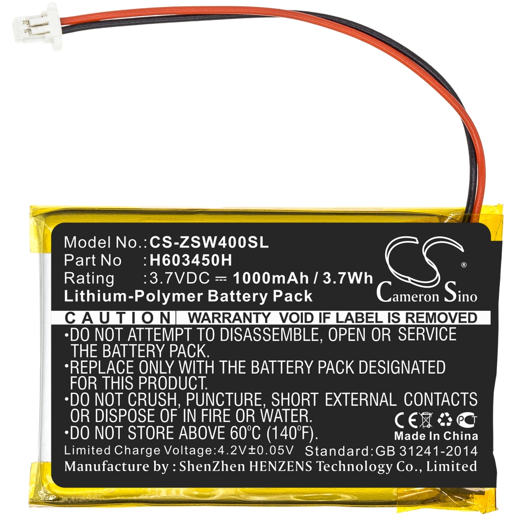 Remplacement de batterie compatible pour Izzo H603450H