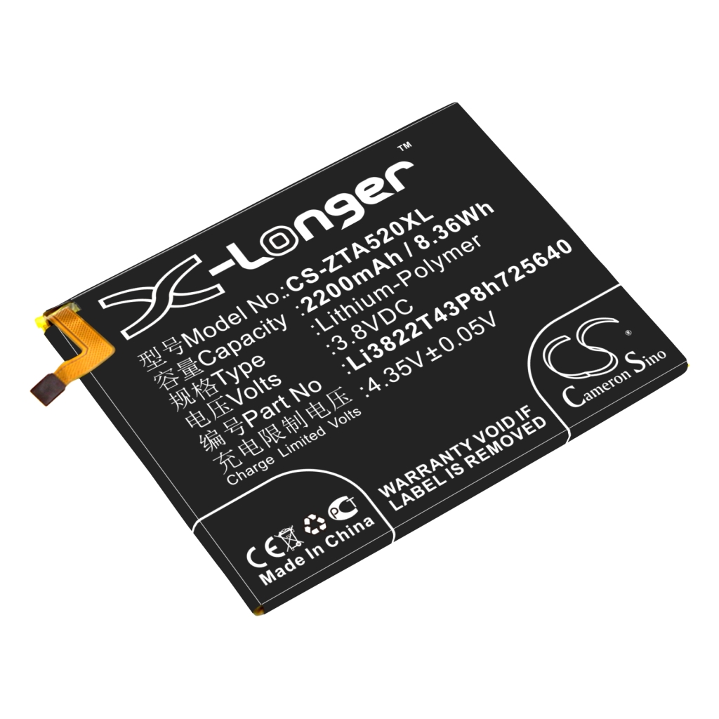 Batterie de téléphone portable ZTE CS-ZTA520XL