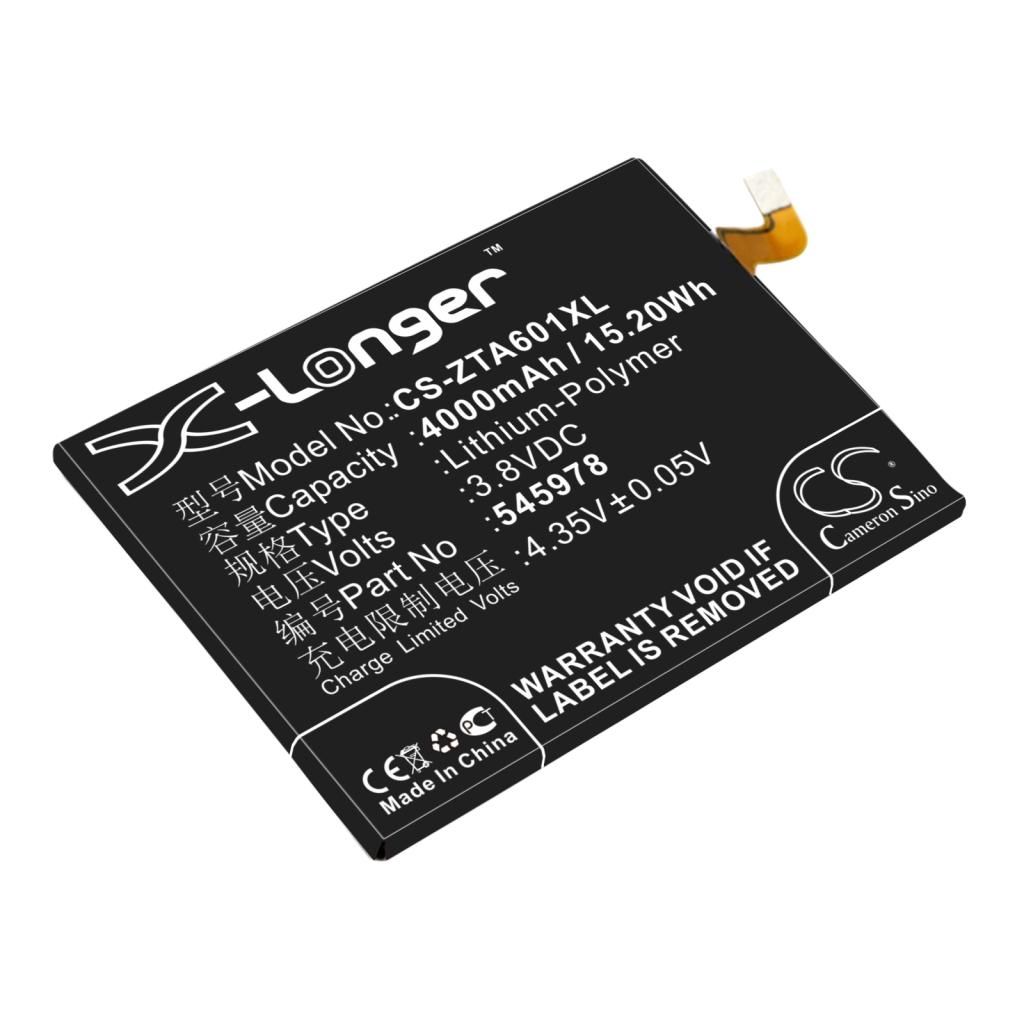 Batterie de téléphone portable ZTE CS-ZTA601XL