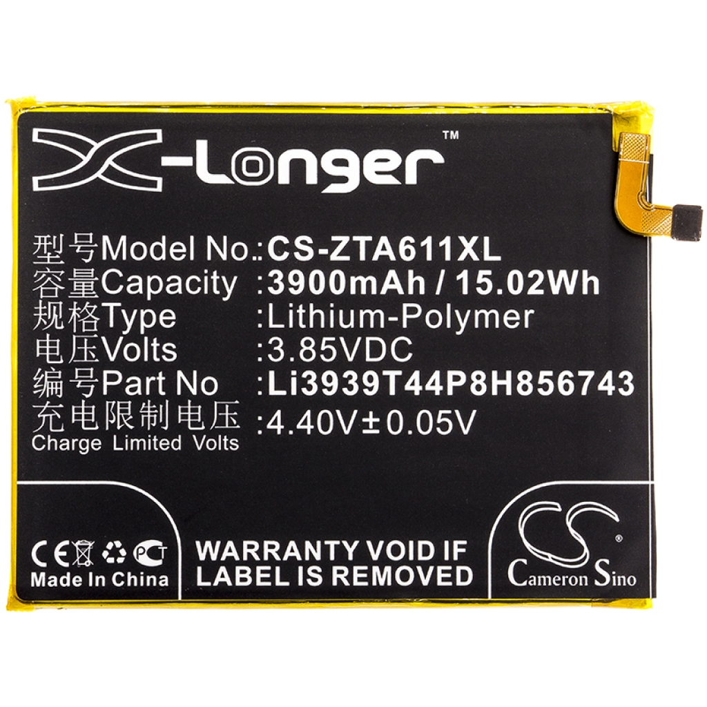 Batterie de téléphone portable ZTE CS-ZTA611XL