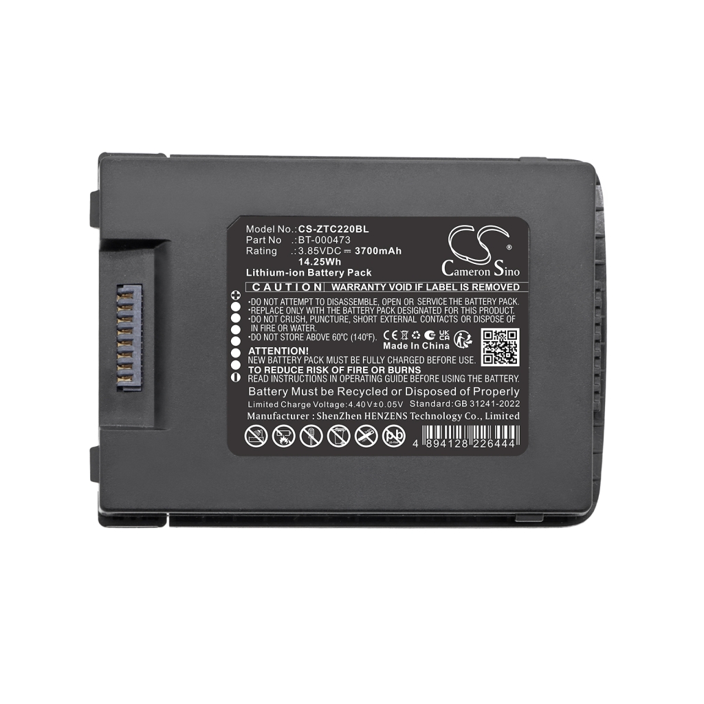Akku kompatibel mit Zebra CS-ZTC220BL