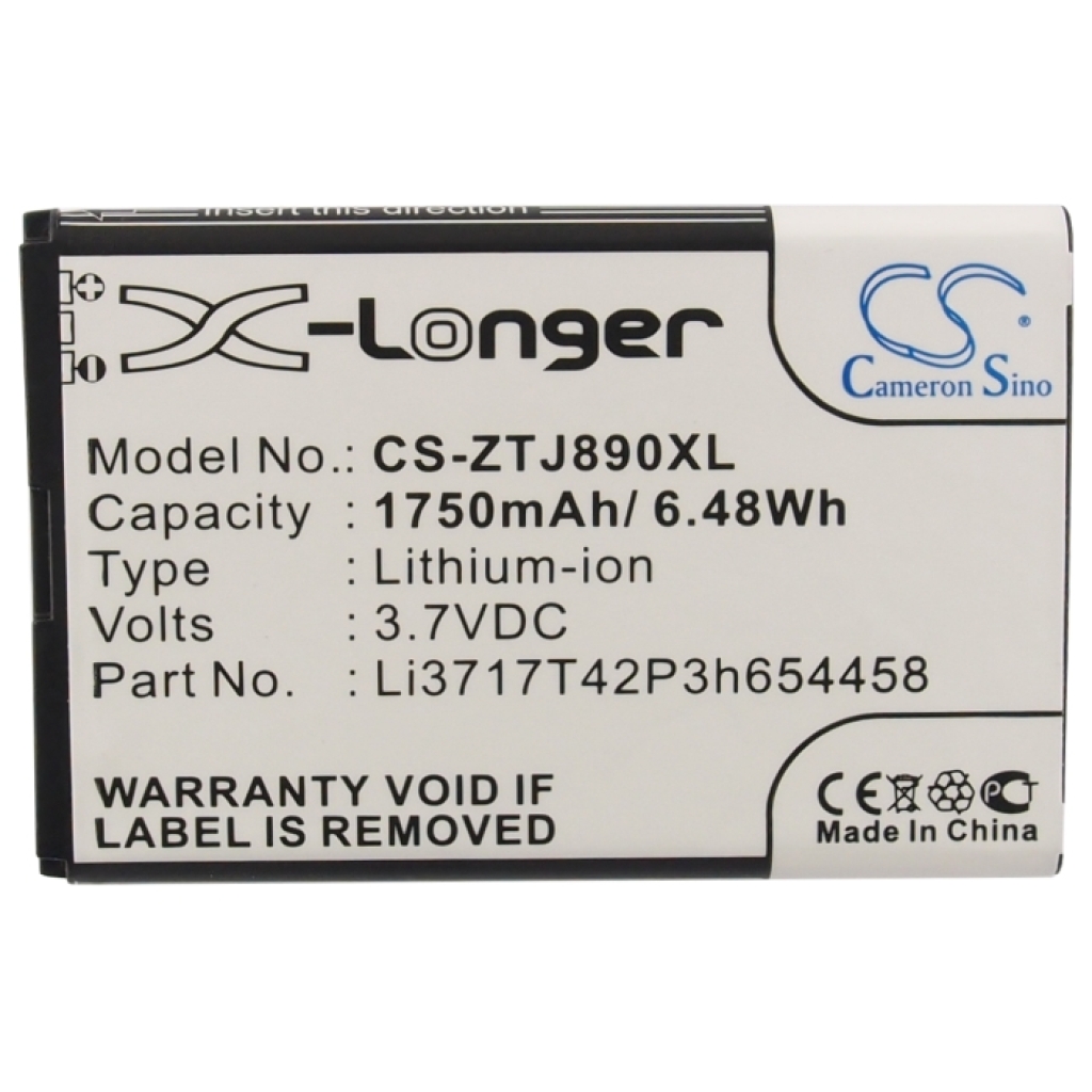Remplacement de batterie compatible pour Verizon LI3717T42P3H654458