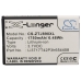 Remplacement de batterie compatible pour Verizon LI3717T42P3H654458