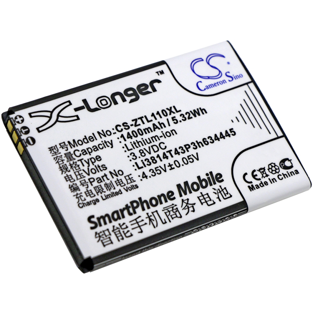 Batterie de téléphone portable ZTE CS-ZTL110XL