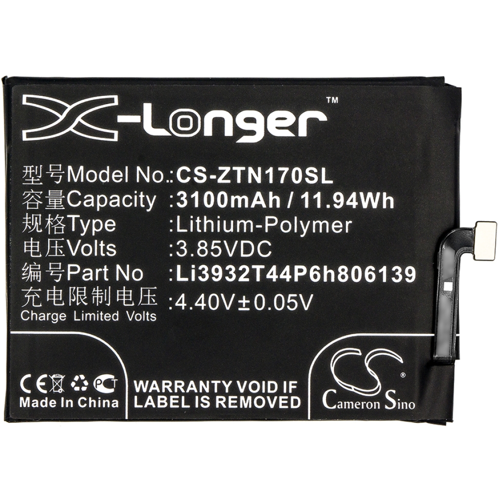 Batterie de téléphone portable ZTE CS-ZTN170SL