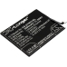Compatible battery replacement for ZTE LI3829T44P6H806435