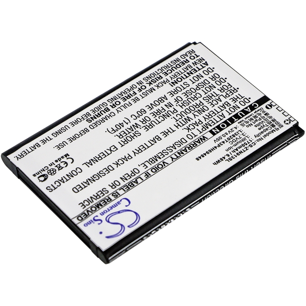 Batterie de téléphone portable ZTE CS-ZTN913SL