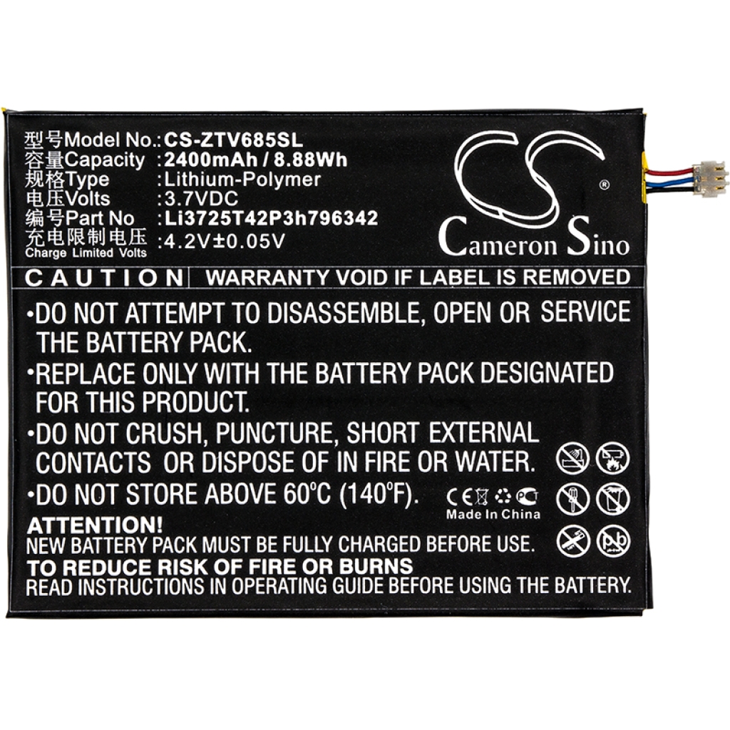 Batterie de téléphone portable ZTE CS-ZTV685SL