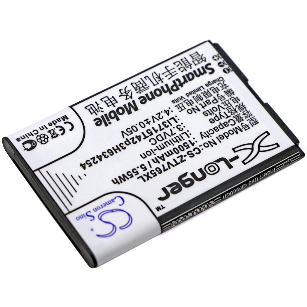 Batterie de téléphone portable ZTE CS-ZTV765XL