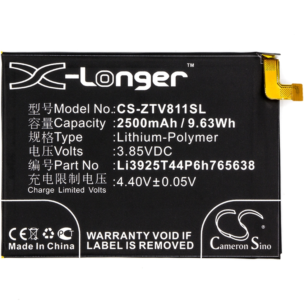 Batterie de téléphone portable ZTE CS-ZTV811SL