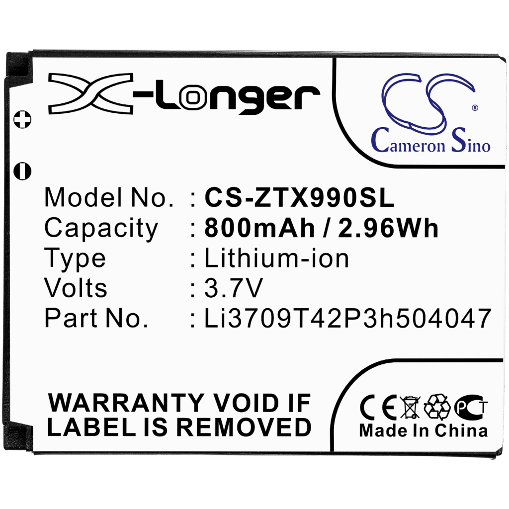 Mobile Phone Battery ZTE X930
