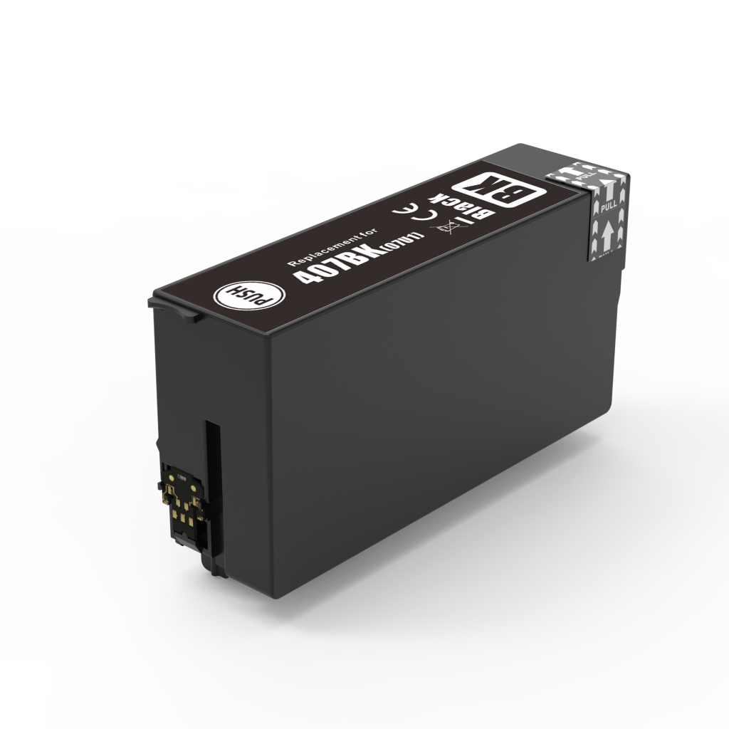 Compatible with Epson 407 / 47ml Ink Black (Ink cartridges - Dye)