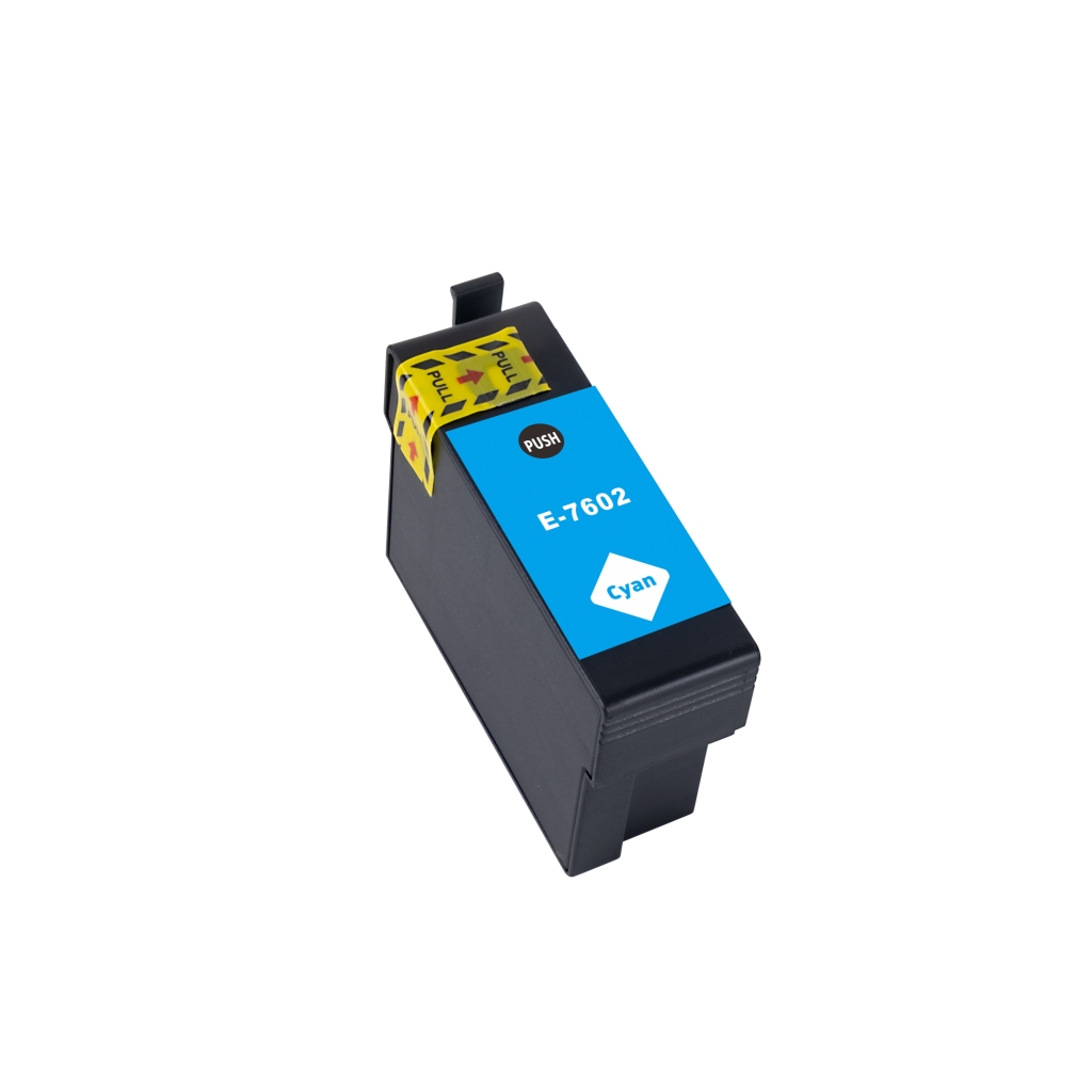 Compatible with Epson T7602 / 29.5ml Ink Cyan (Ink cartridges - Pigment)