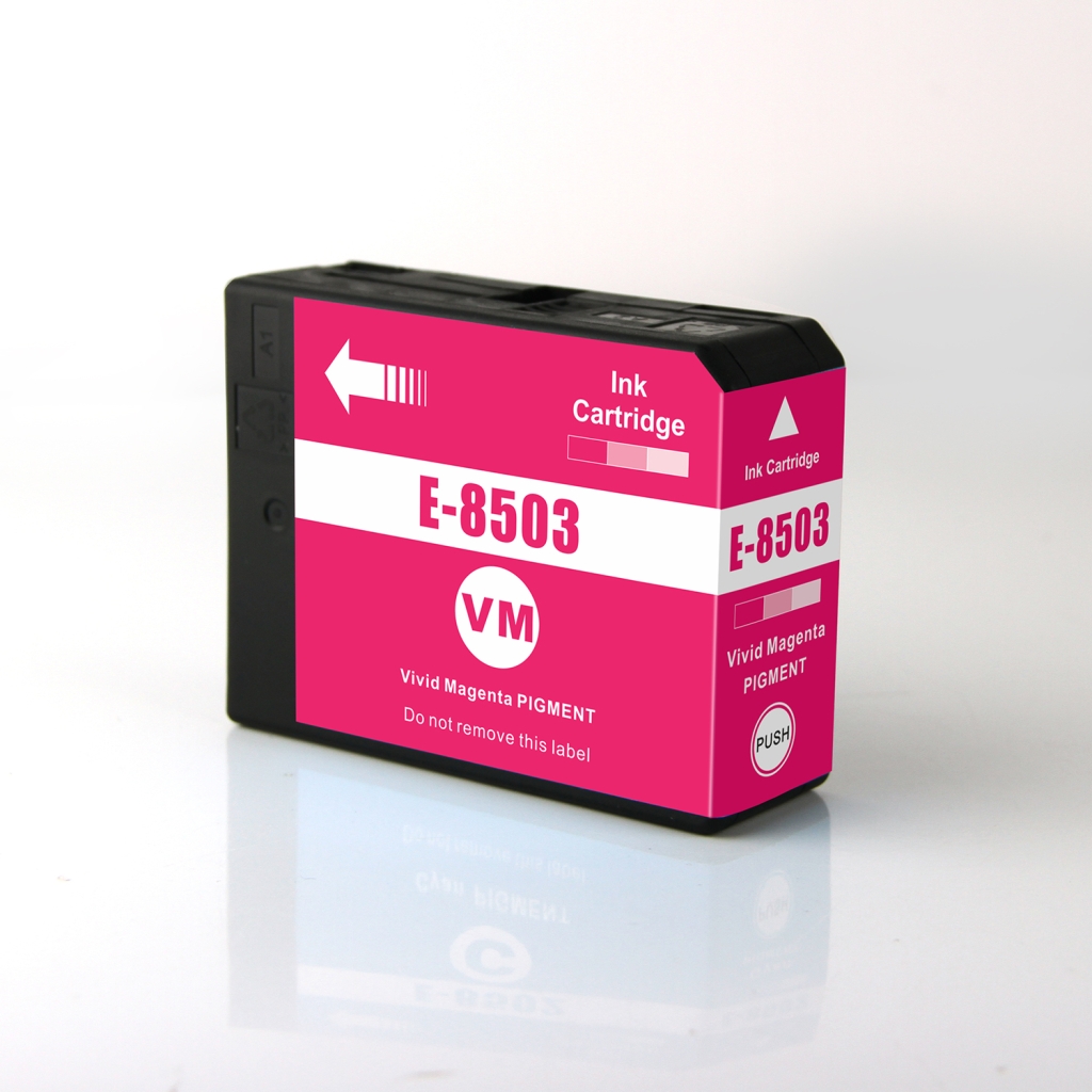Kompatibel mit Epson T8503 / 87ml Tinte Kräftiges magenta (Tintenpatronen - Pigment)
