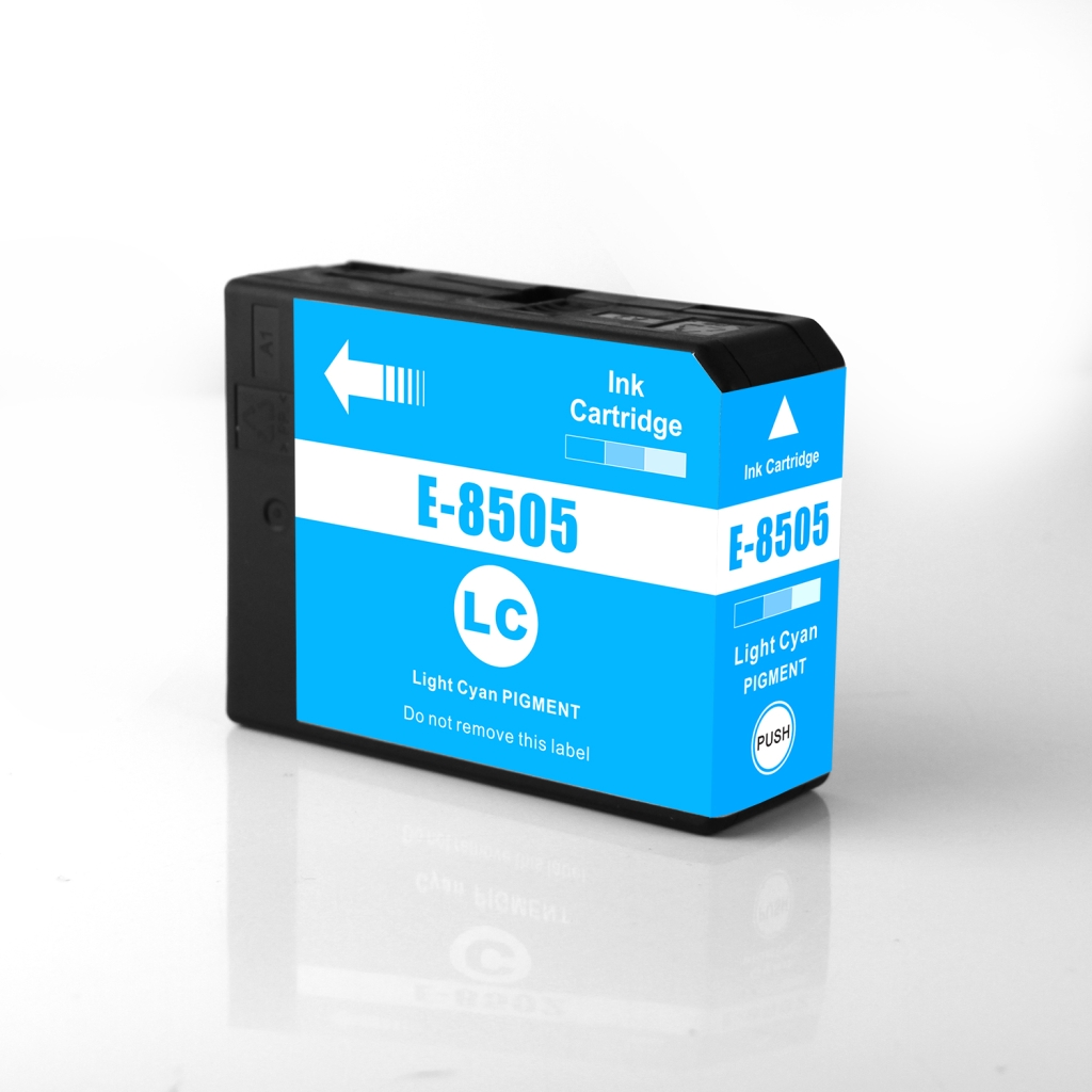 Kompatibel mit Epson T8505 / 87ml Tinte Helles cyan (Tintenpatronen - Pigment)