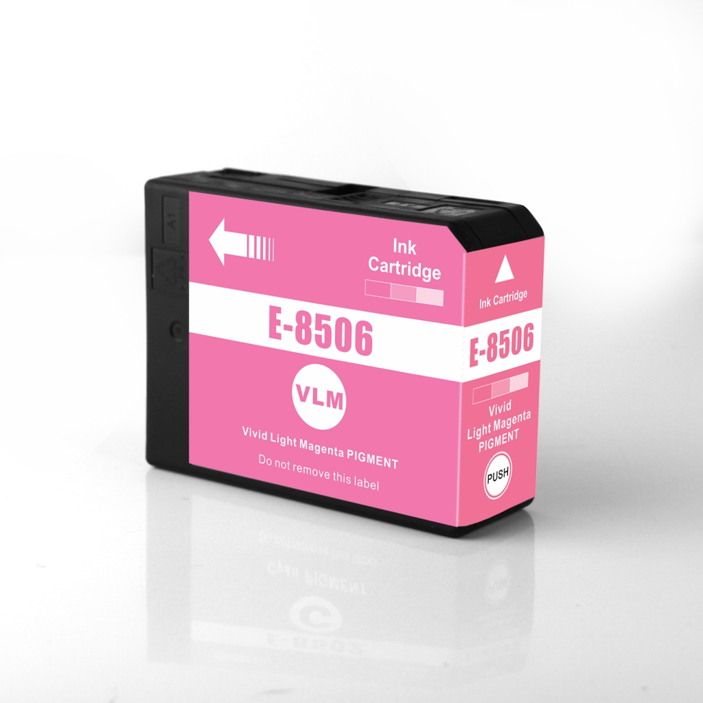 Kompatibel mit Epson T8506 / 87ml Tinte Kräftiges helles magenta (Tintenpatronen - Pigment)