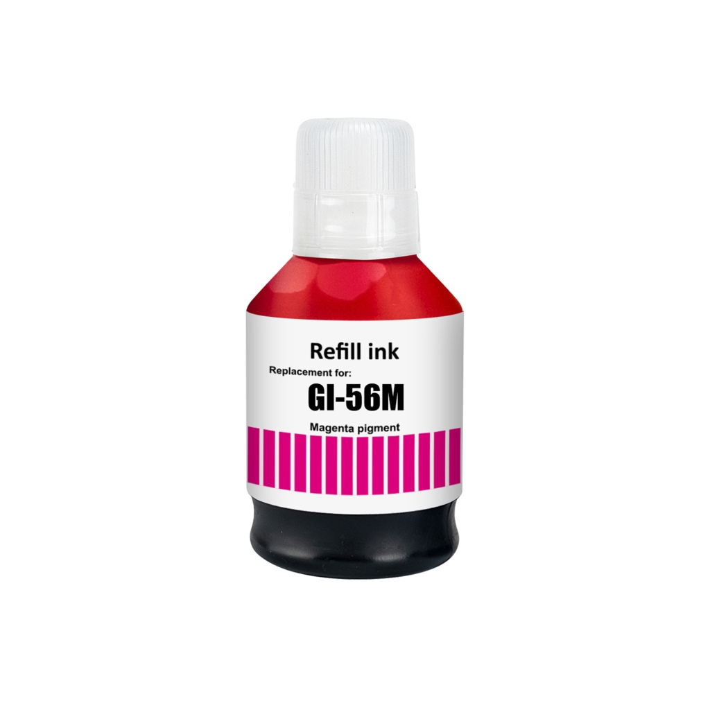 Compatible with Canon GI-56M / 135ml Ink Magenta (Printing ink - Pigment)