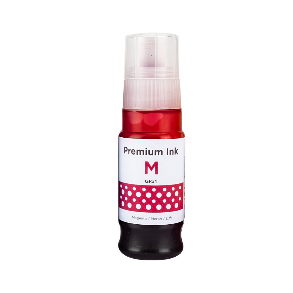 Compatible replacement for Compatible with Canon GI-51M / 70ml Ink Magenta (Printing ink - Dye)